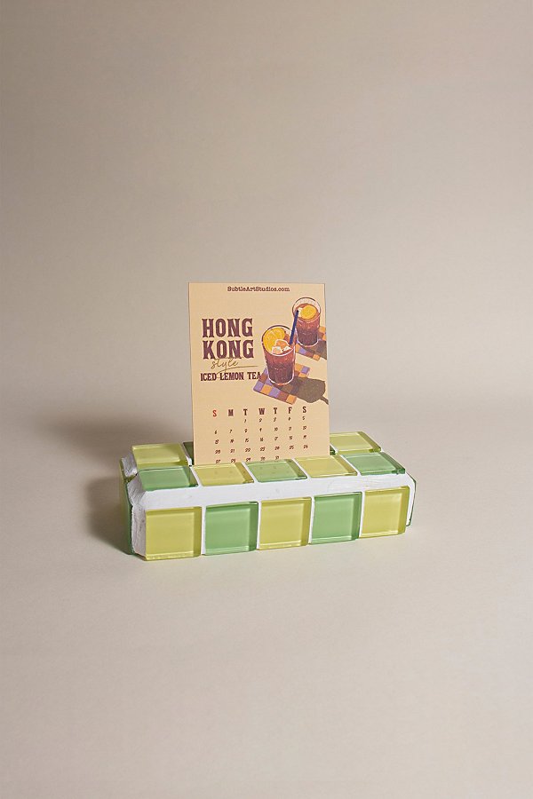 Subtle Art Studios Tile Picture Holder In Baby Corn At Urban Outfitters In Green