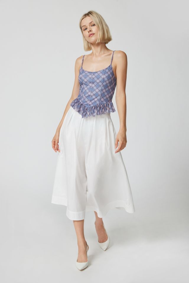 Kimchi Blue Jadeline Plaid Ruffle Cami #3