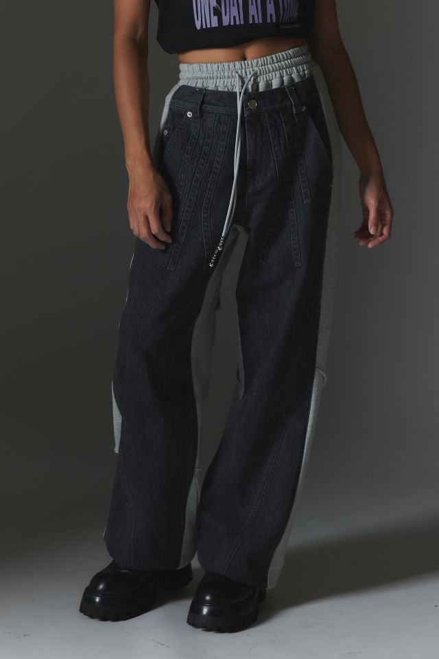 Private Policy 2-In-1 Denim Sweatpant #1