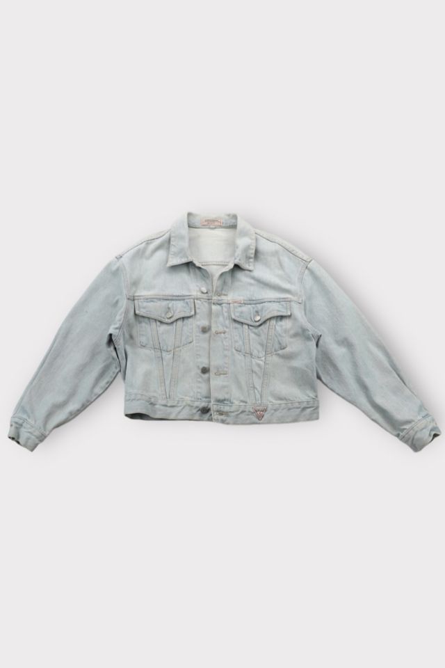 Guess denim jacket urban outfitters best sale