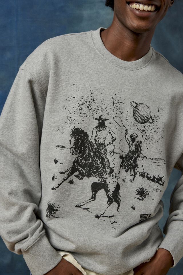Levi’s® Space Cowboy Relaxed Fit Crew Neck Sweatshirt #1