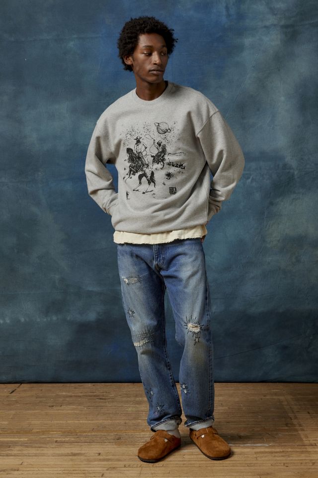 Levi’s® Space Cowboy Relaxed Fit Crew Neck Sweatshirt #3