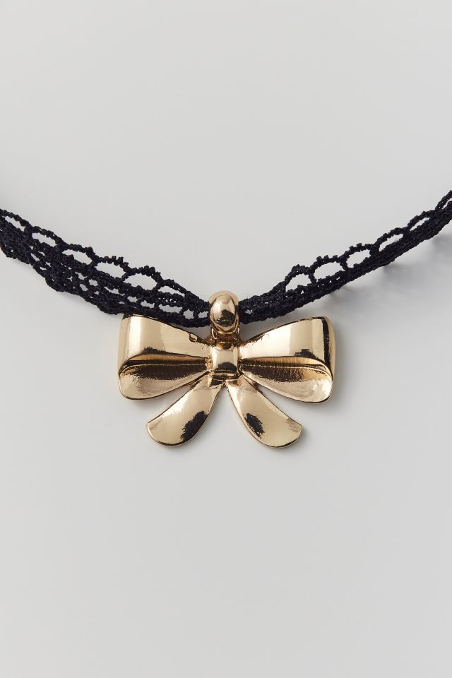 Bow Lace Choker Necklace #2