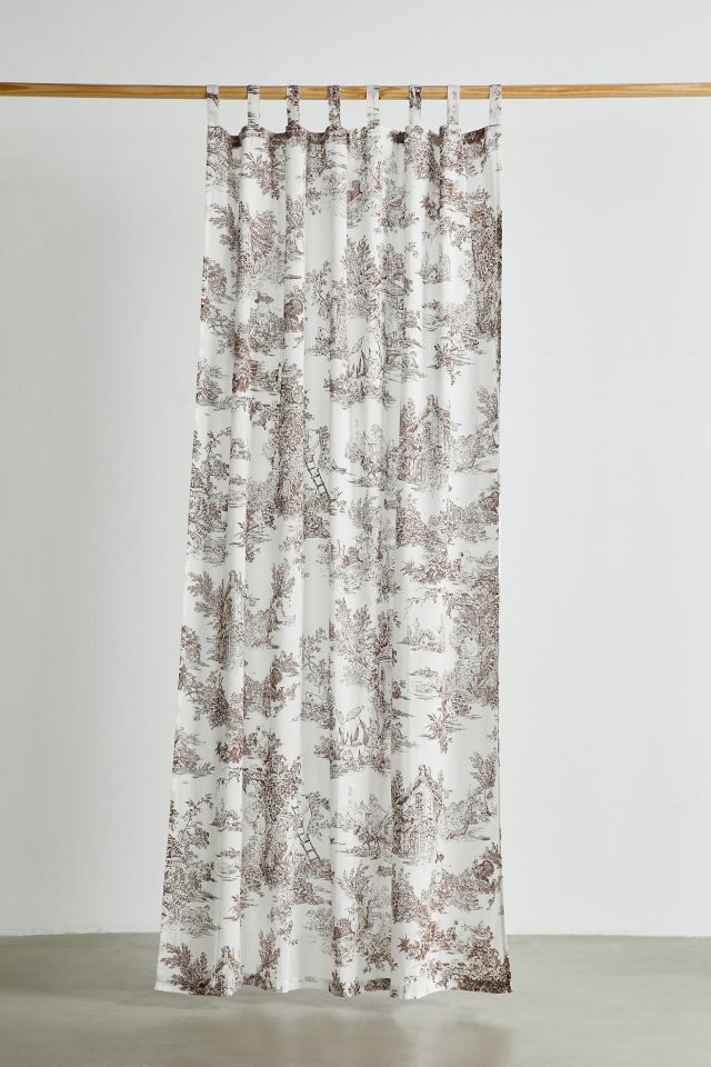 Frog Toile Window Panel #1