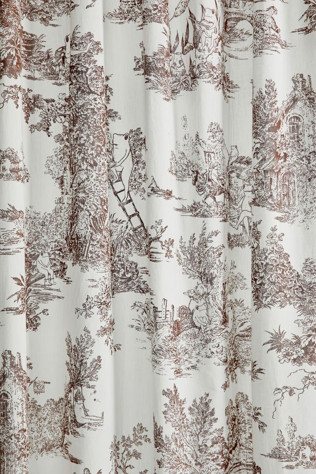 Frog Toile Window Panel #2