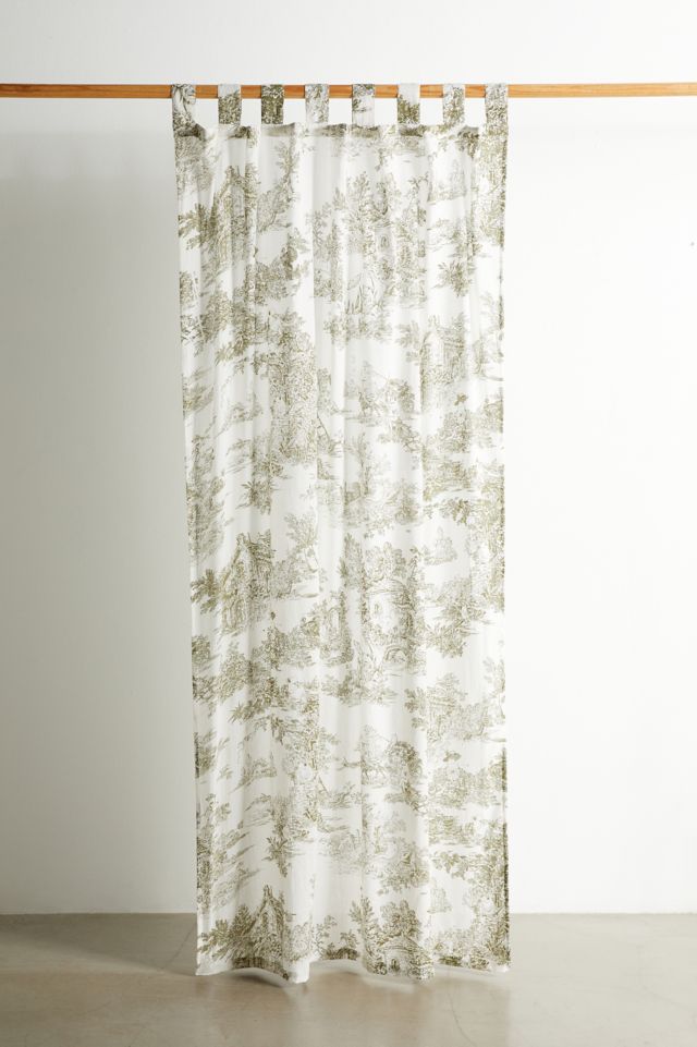 Frog Toile Window Panel