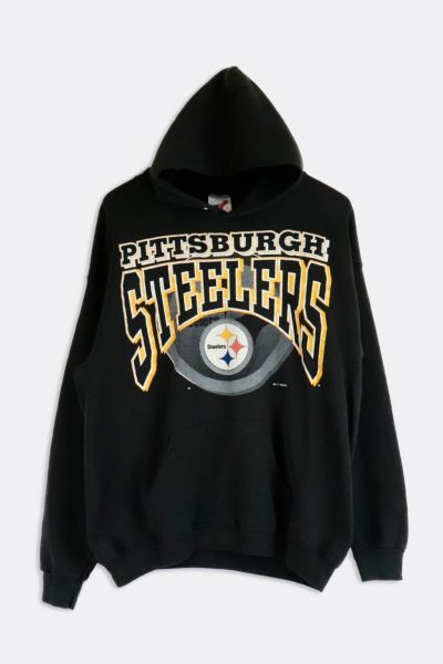 Vintage Steelers Crewneck 90s black Nutmeg - Depop