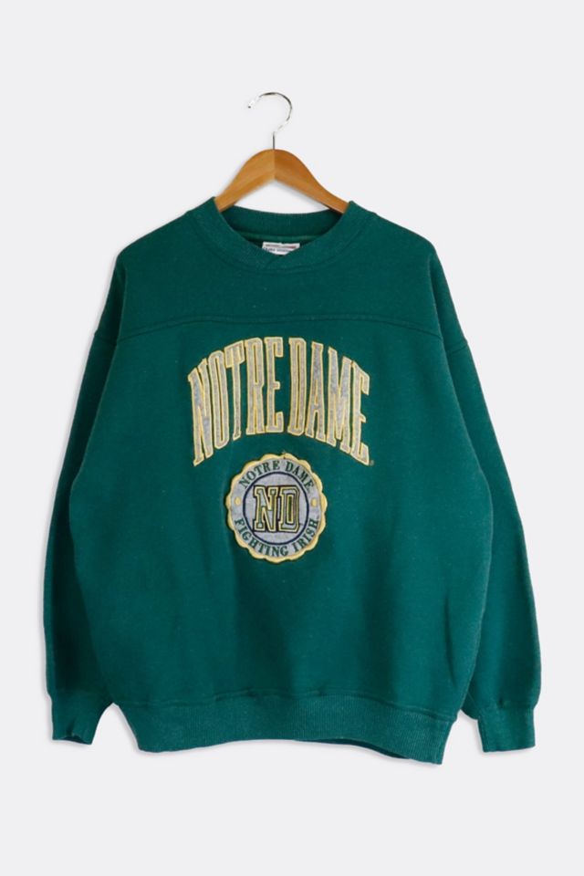 Notre dame embroidered sweatshirt sale