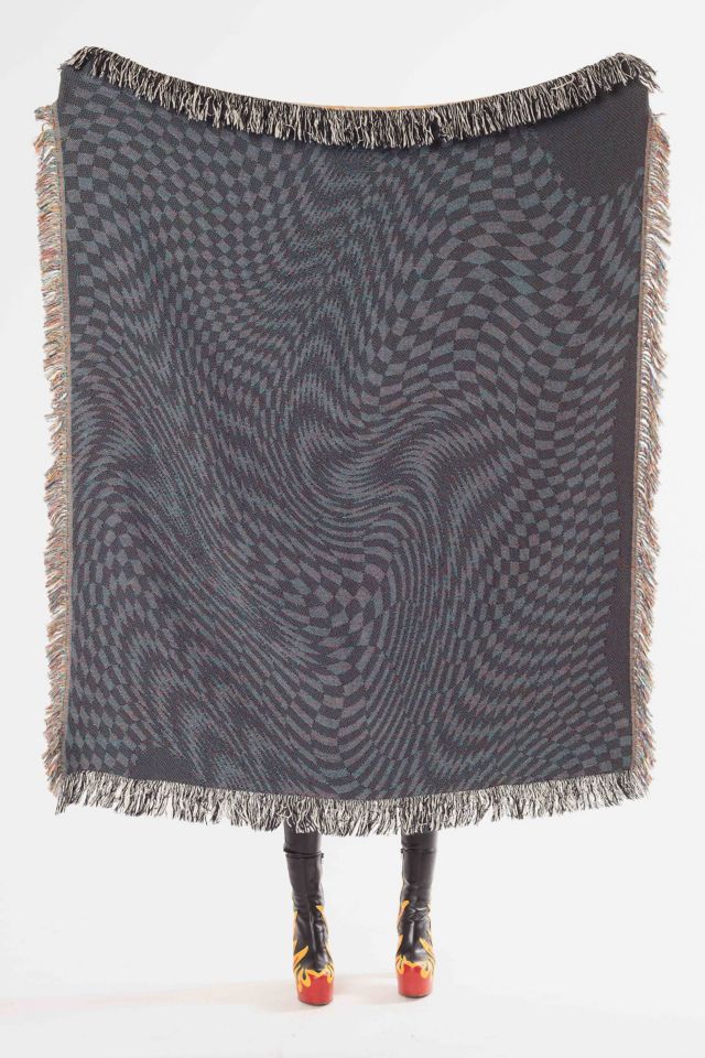 Clr Shop Melted Butterscotch Woven Throw Blanket