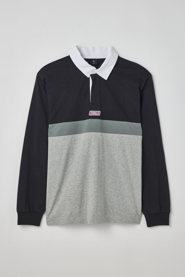 THRILLS Slappy Rugby Long Sleeve Shirt | Urban Outfitters