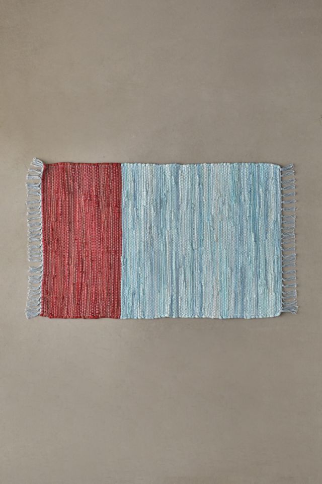 Urban Renewal Remnants Colorblock Chindi Rug #1