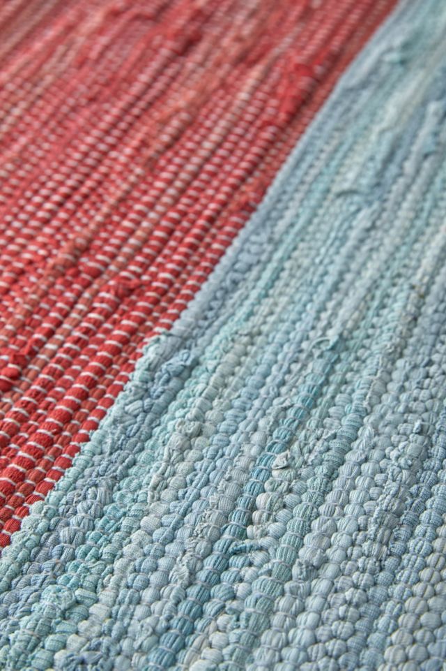 Urban Renewal Remnants Colorblock Chindi Rug #2