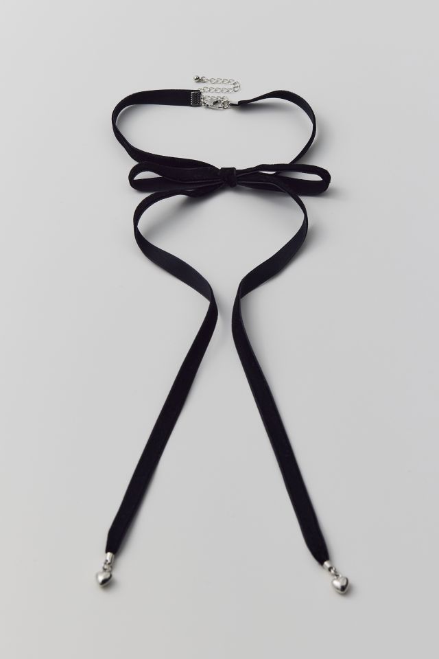 Collier ras decou en velours à nœud Heidi #2
