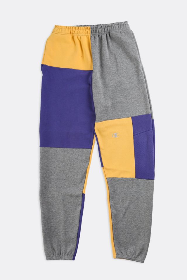 Champion yellow sweatpants hot sale