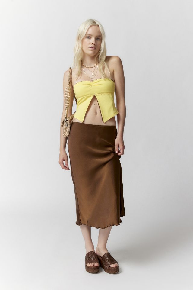 Kimchi Blue Rosie Strapless Flyaway Top #1