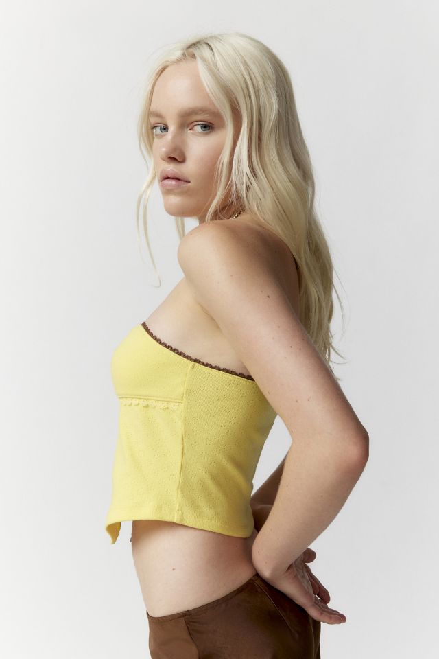 Kimchi Blue Rosie Strapless Flyaway Top #2