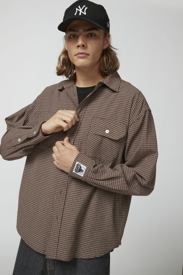 XLARGE Plaid Long Sleeve Shirt | Urban Outfitters