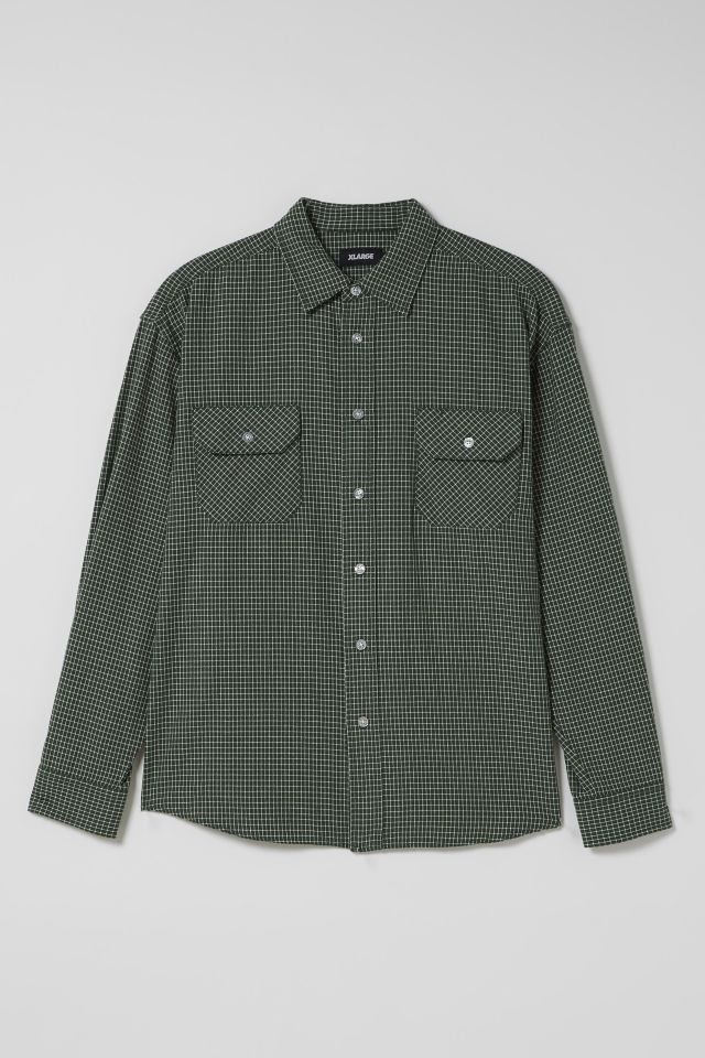 XLARGE Plaid Long Sleeve Shirt #1
