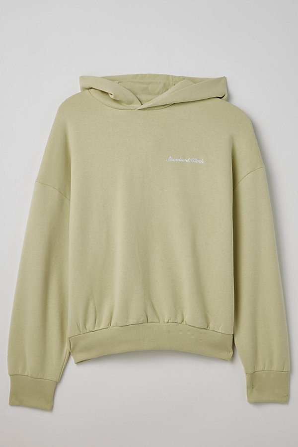 Standard Cloth Foundation Hoodie Sweatshirt In Bright Green, Men's At Urban Outfitters