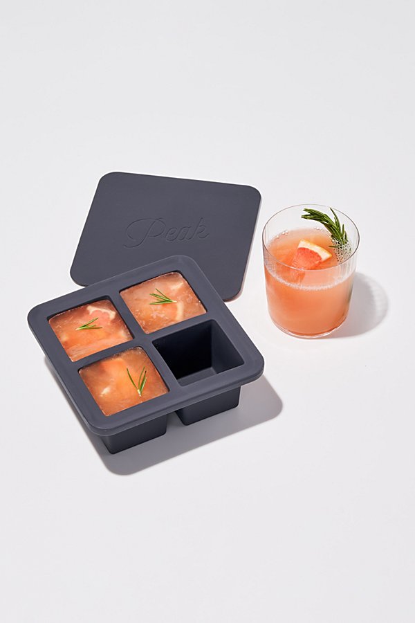 W & P Extra Large Silicone Ice Cube Tray In Blue