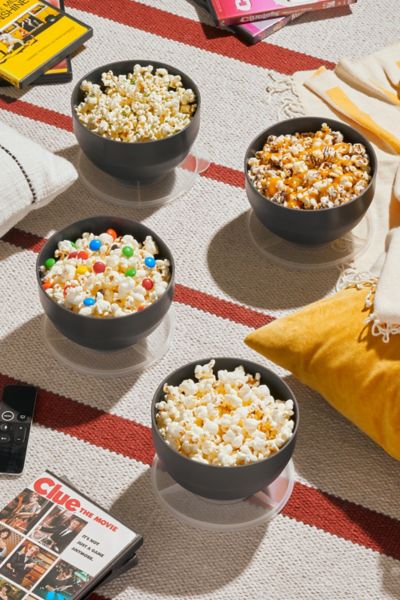 W & P Silicone Personal Popcorn Popper In Charcoal