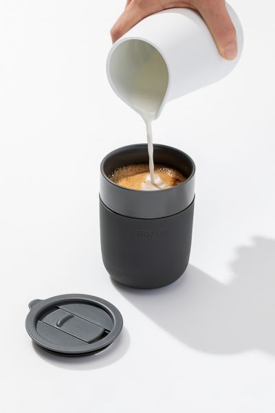 W & P Porter 12 oz Ceramic Mug In Charcoal