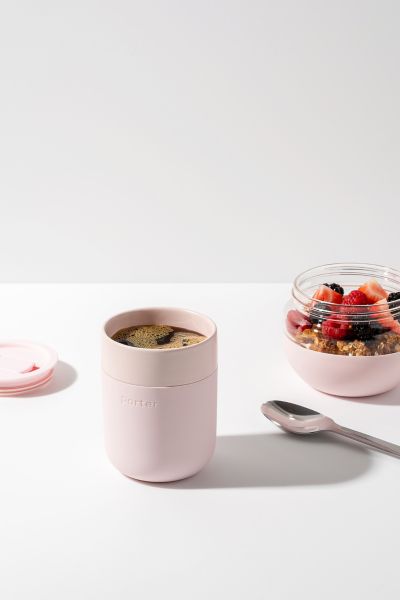 W & P Porter 12 oz Ceramic Mug In Pink