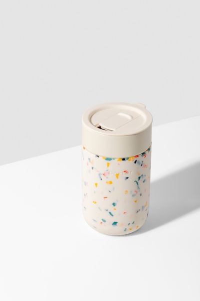 W & P Porter 16 oz Ceramic Mug In Terrazzo Cream