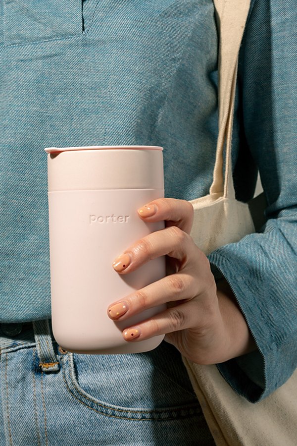 W & P Porter 16 oz Ceramic Mug In Pink