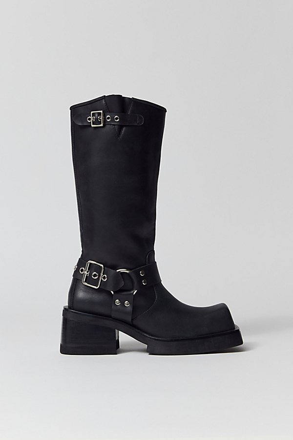 Jeffrey Campbell Harness Moto Boot In Black
