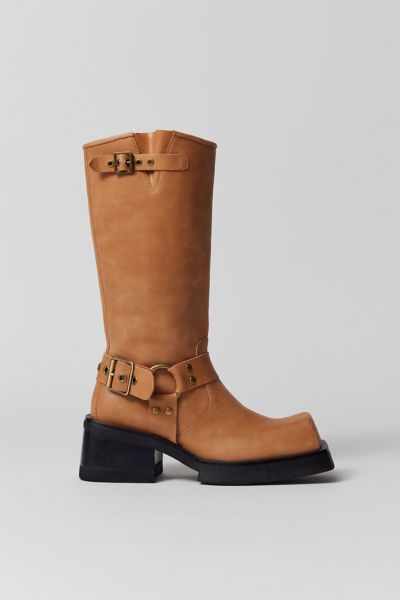 Jeffrey Campbell Harness Moto Boot In Brown