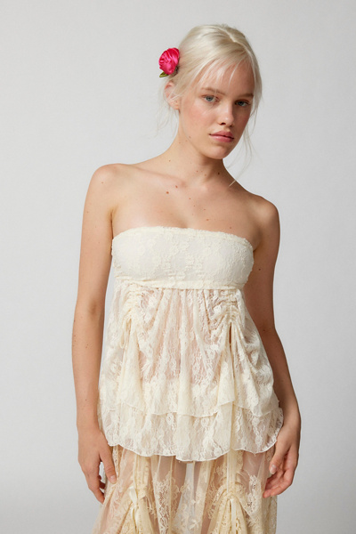 Miss Selfridge - Robe babydoll à bretelles nouées imprimé fruits