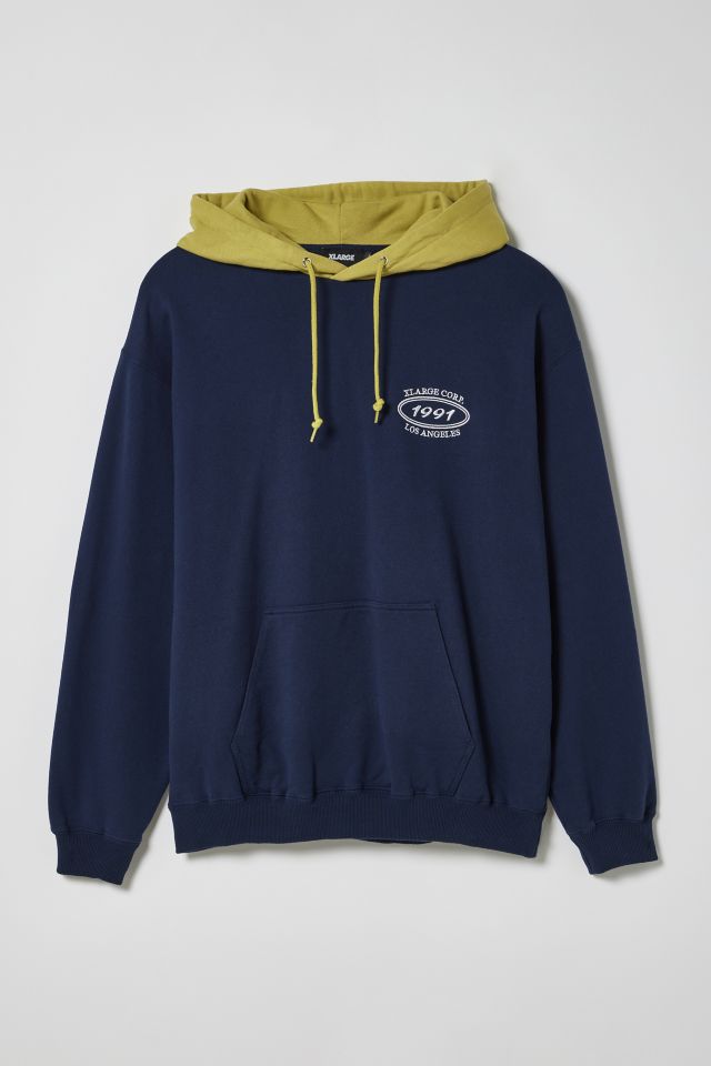 XLARGE Two Tone Hoodie Sweatshirt | Urban Outfitters