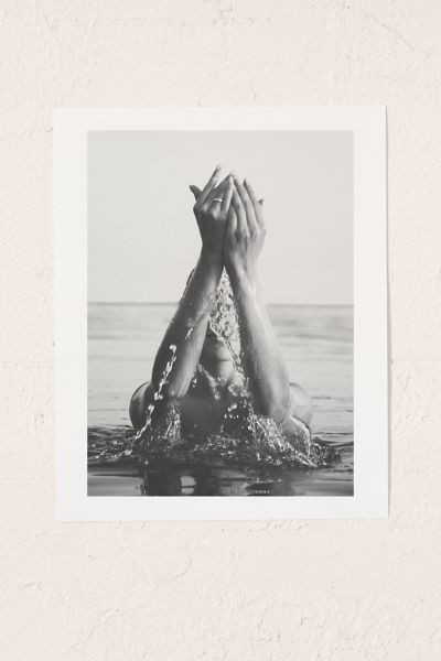 Shop Urban Outfitters Dagmar Pels Wild And Free Just Like The Sea Art Print At