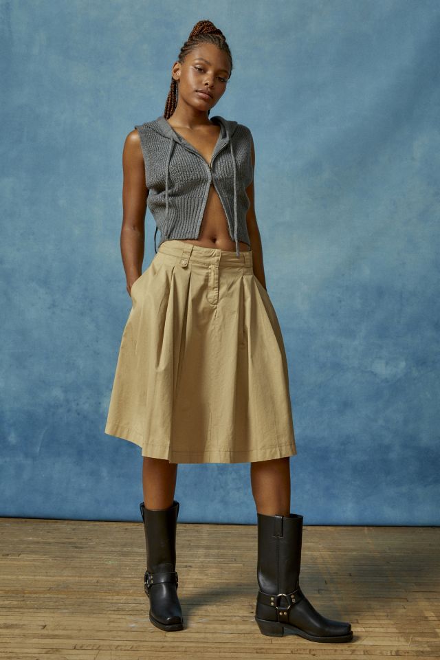 BDG Fern Pleated Midi Skirt #2