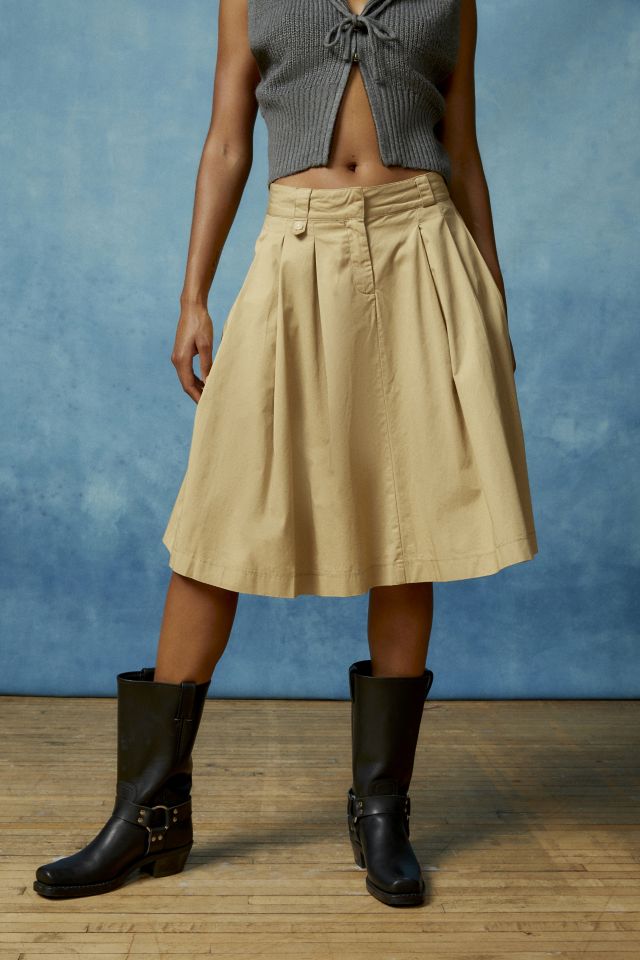 BDG Fern Pleated Midi Skirt #3