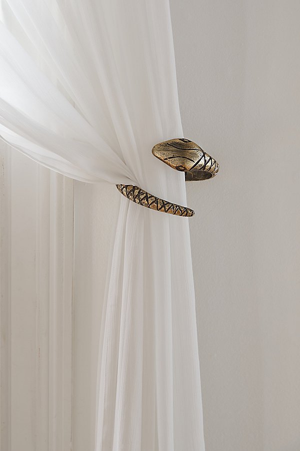 Urban Outfitters Snake Curtain Tie-back In Gold