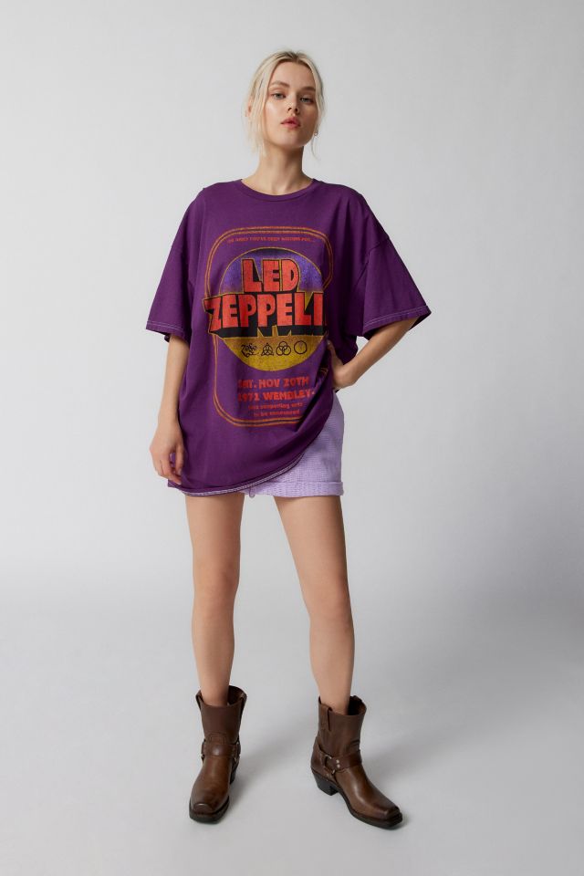 Led Zeppelin Oversized T-Shirt Dress #1