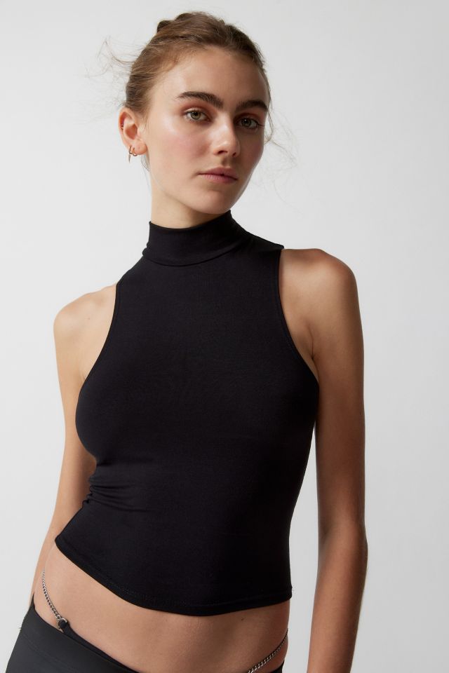Silence + Noise Aliza Mock Neck Tank Top | Urban Outfitters