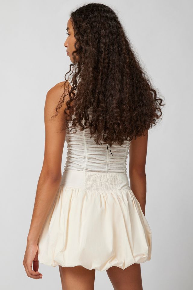 drop waist bubble skirt dress Chicest Vibe Drop Waist Bubble Hem Mini Dress main image 1
