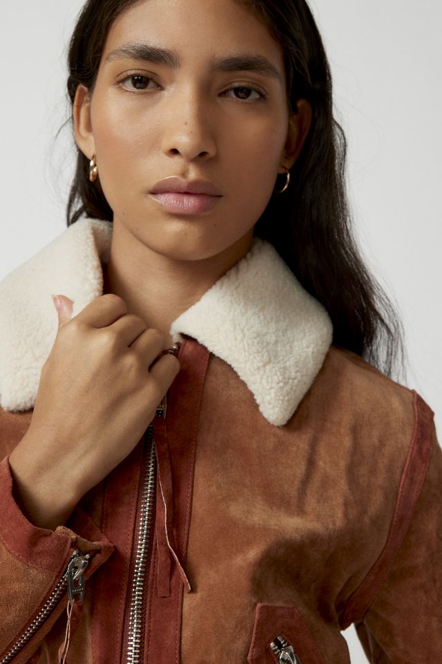 BLANKNYC Caramel Sauce Suede Jacket #2