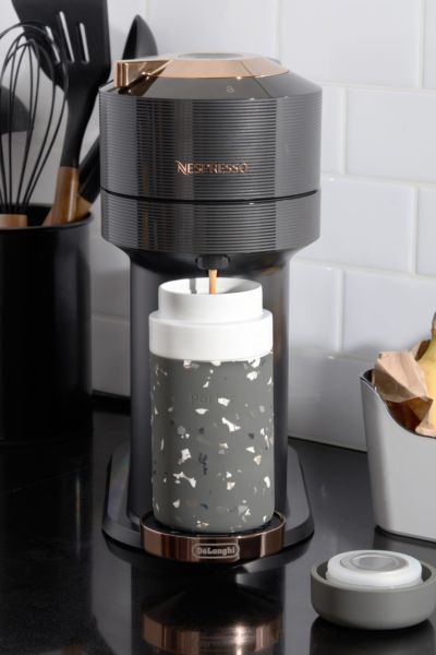 W & P Porter 12 oz Insulated Ceramic Bottle In Terrazzo Charcoal