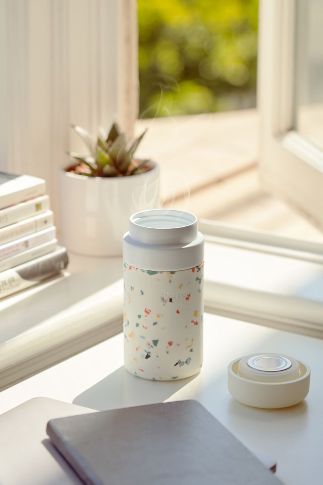 Porter Insulated Ceramic 16 oz Bottle - Terrazzo Cream - W&P