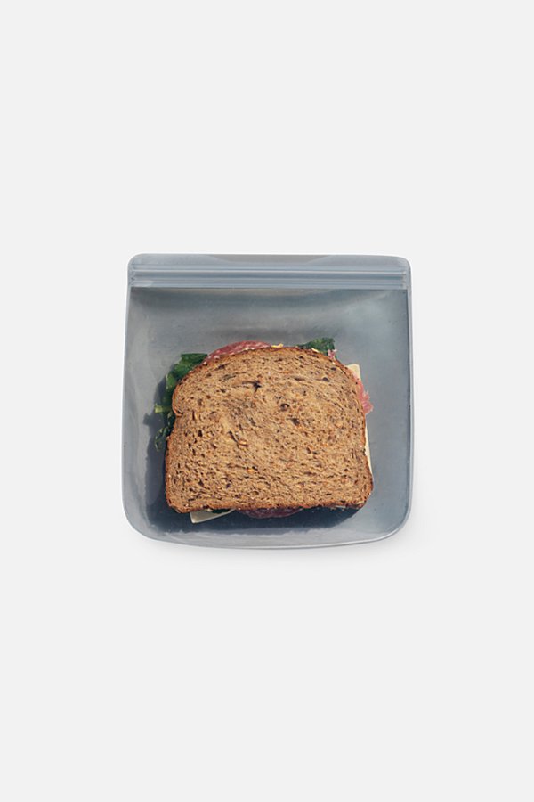 W & P Porter 34 oz Silicone Reusable Sandwich Bag In Gray