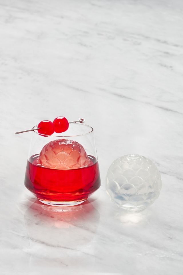 Petal Charcoal Silicone Cocktail Ice Mold