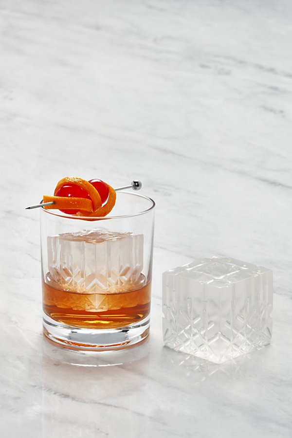 W & P Silicone Cocktail Ice Mold In Crystal
