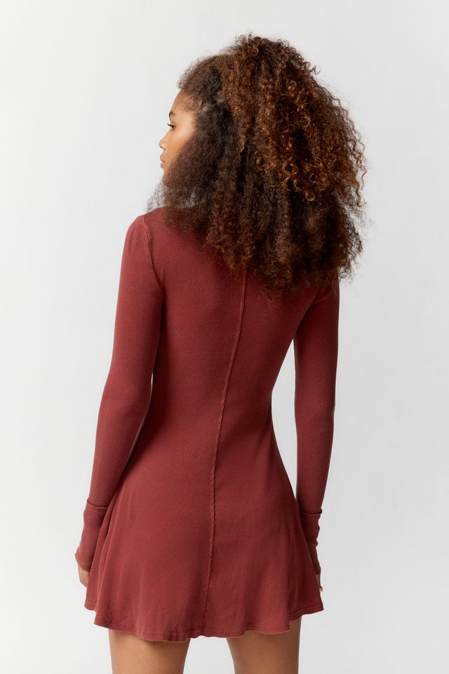 kimchi blue pretty as a portrait long sleeve mini dress Kimchi Blue Pretty As A Portrait Long Sleeve Mini Dress