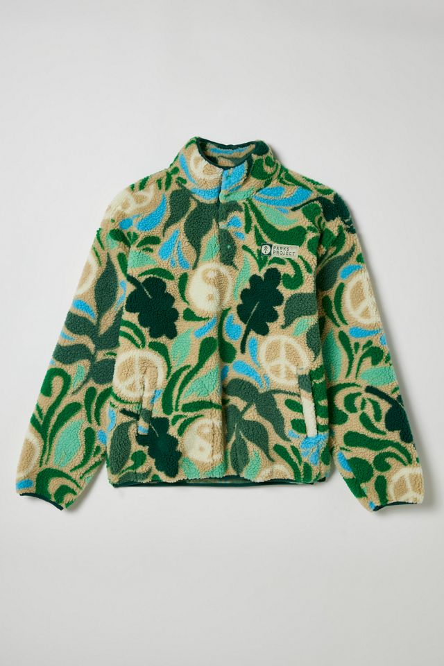 Parks Project UO Exclusive Peace Leaves Fleece Mock Neck