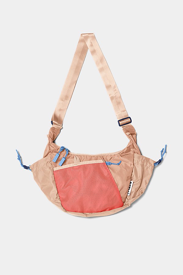 Baboon To The Moon Crescent Crossbody Bag In Desert Brown