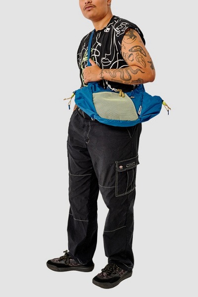 Baboon To The Moon Crescent Crossbody Bag In Quantum Depth, Women's At Urban Outfitters